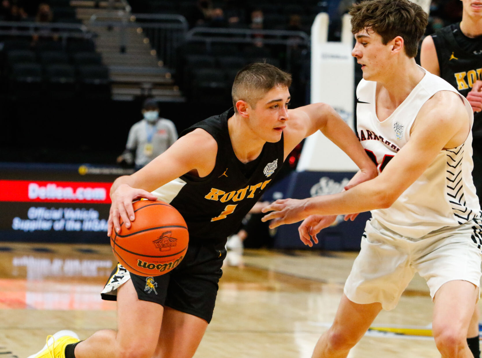 Gallery: Class A boys basketball state final: Kouts vs. Barr-Reeve